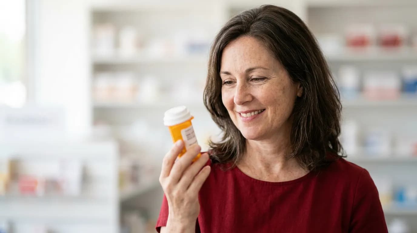 Pharmacist reviewing prescription